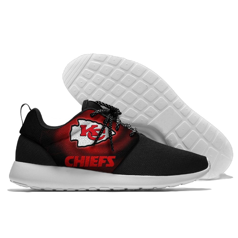 Women's NFL Kansas City Chiefs Roshe Style Lightweight Running Shoes 001 - Click Image to Close